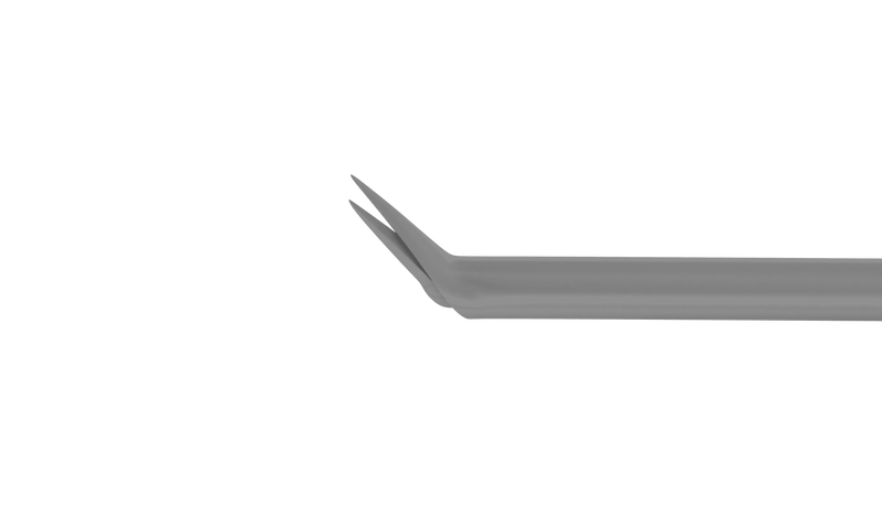 475R 12-206 Horizontal Vitreoretinal Scissors, 55°, Medium 1.70 mm Blades, 20 Ga, Tip Only