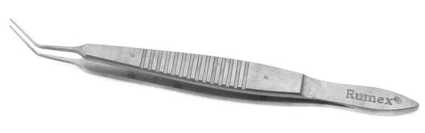 219R 4-2108S Faulkner Lens Holding Forceps, Angled shafts, Smooth Jaws, Length 105 mm, Stainless Steel