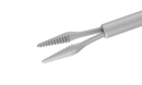 096R 12-304-23D Disposable Gripping Forceps with a "Crocodile" Platform, 23 Ga, Stainless Steel, 6 per Box