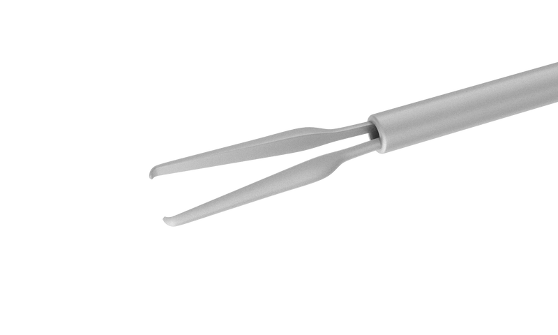 124R 12-410-25D Disposable Eckardt End-Gripping Forceps, 25 Ga, Stainless Steel, 6 per Box