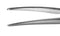 376R 4-121S Hartman Hemostatic Mosquito Forceps, Curved, Serrated Jaws, Length 90 mm, Ring Handle, Stainless Steel