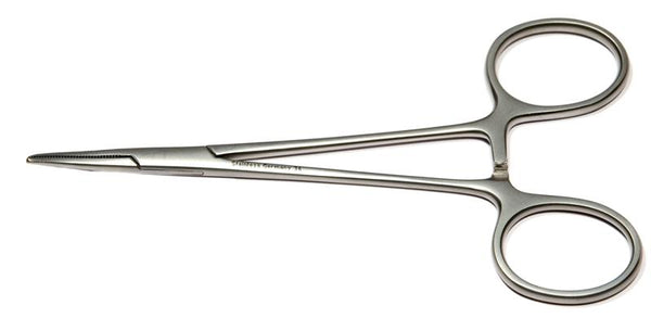 461R 4-122S Halsted Hemostatic Forceps, Straight, Long, Length 125 mm, Stainless Steel