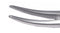 490R 4-123S Halsted Hemostatic Forceps, Curved, Long, Length 125 mm, Stainless Steel