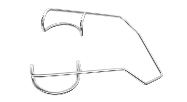 368R 14-023S Barraquer Wire Speculum, Temporal, Child Size, 11.00 mm Blades, Length 38 mm, Stainless Steel