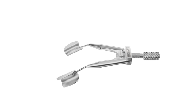 999R 14-060S Kershner Reversible Speculum, 14.00 mm Solid Blades, Round Branches, Length 70 mm, Stainless Steel