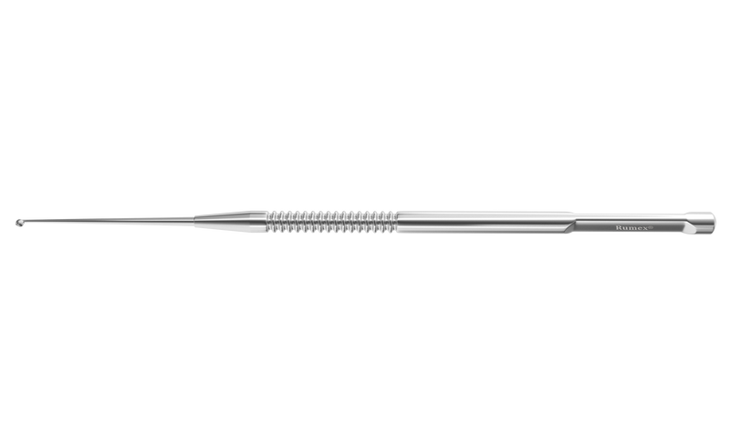 999R 16-063S Meyerhoefer Chalazion Curette, Size 0-1.50 mm, Length 135 mm, Round Handle, Stainless Steel