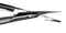 264R 11-0381S Scissors for DALK Procedure, Left, Length 106 mm, Stainless Steel