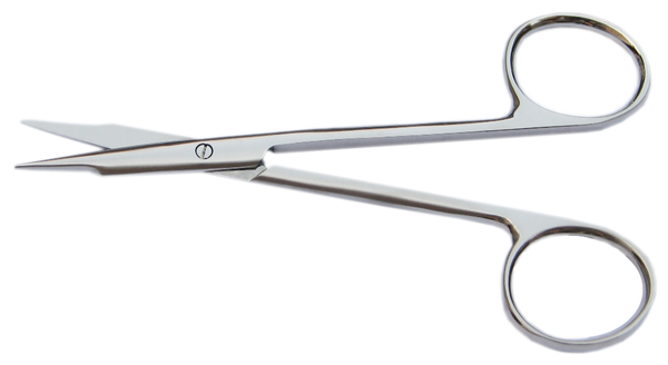 375R 11-130S Stevens Tenotomy Scissors, Straight, Sharp Tips, Length 115 mm, Stainless Steel