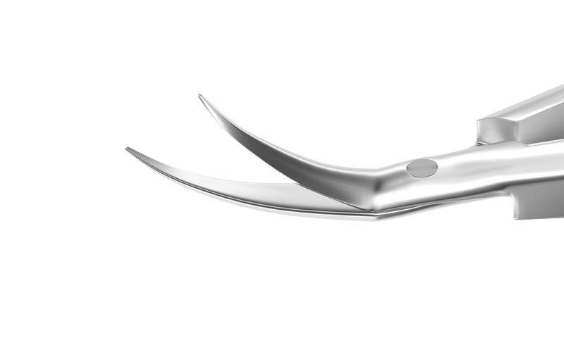 343R 11-0241S Castroviejo Corneal Section Scissors, Left, 11.50 mm Blades, Lower Blade 0.50 mm Longer, Length 106 mm, Stainless Steel