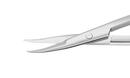 487R 11-036S DLEK Scissors, Medium Curve, Long Blades, Length 102 mm, Stainless Steel