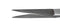 304R 11-080S Straight Iris Scissors, Sharp Tips, 28.00 mm Blades, Ring Handle, Length 115 mm, Stainless Steel