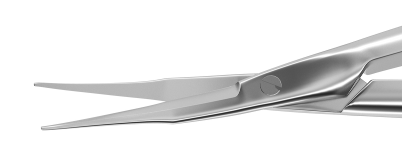 060R 11-042S Westcott Curved Tenotomy Scissors, Blunt Tips, 16.00 mm Blades, Flat Handle, Length 120 mm, Stainless Steel