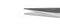 999R 11-054S Vannas Capsulotomy Scissors, Angled, Sharp Tips, 6.00 mm Blades, Flat Handle, Length 81 mm, Stainless Steel
