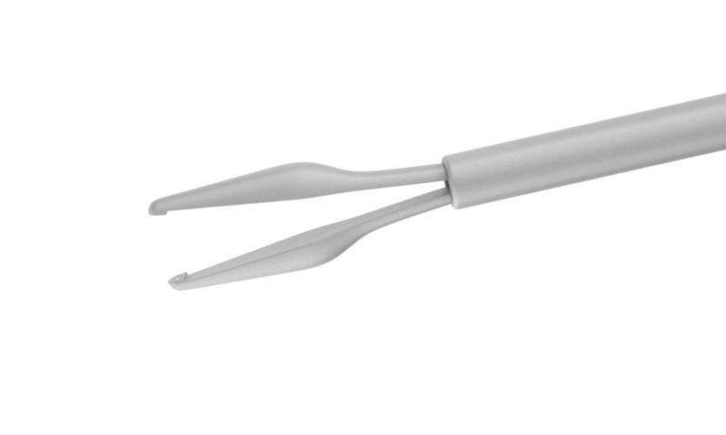 187R 12-4012 End-Gripping Vitreoretinal Forceps with Extended Gripping Area at the End of the Tip, 23 Ga, Tip Only