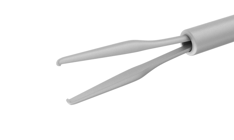 086R 12-4089 Vitreoretinal End-Gripping Forceps with Nail-Shaped Jaws, 25 Ga, Tip Only