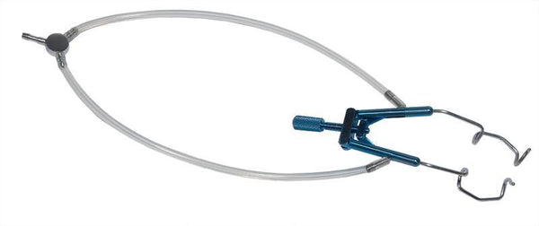 102R 14-080A Lieberman Temporal Speculum with Aspiration, Adult Size, 14.00 mm V-Shaped Blades, Length 78 mm