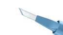 126R 6-10/6-052 Side-Port Diamond Knife, 45° Double-Edge Blade, 1.00 mm, Straight, Length 120 mm, Titanium Handle
