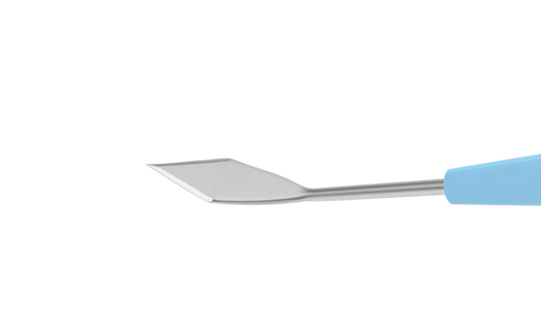 445R CC-24 Disposable Clear Corneal Knife, Double Bevel, 2.40 mm, Angled, Safety System, 6 per Box