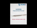 040R 4-0312S Microcoaxial Capsulorhexis Forceps, Ultrathin, 11.50 mm Curved Jaws, for 2.00 mm Incision, with Alignment Mechanism, Length 106 mm, Stainless Steel