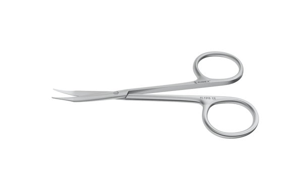 372R 11-131S Stevens Tenotomy Scissors, Curved, Sharp Tips, Length 115 mm, Stainless Steel