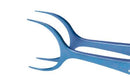 462R 4-08011T Nevyas-Wallace Fixation Forceps, 0.12 mm, 1x2 Teeth, Straight, Round Handle, Length 105 mm, Titanium