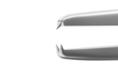 334R 4-101S Iris Forceps with 1x2 Teeth, Straight, Flat Serrated Handle, Length 72 mm, Stainless Steel