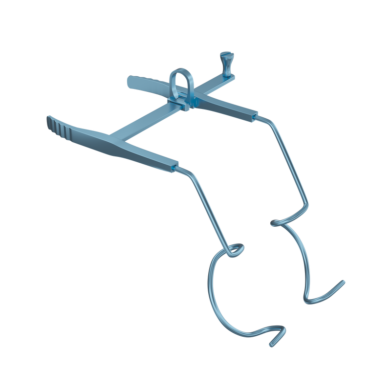 472R 14-052T Slade- Murdoch Speculum, Temporal, Parallel Retraction Design, 14.00 mm Open Blades, Length 54 mm