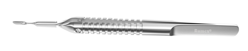 038R 7-1161S Combo Prechopper, Sharp & Blunt Blades, Straight, Cross-Action, Max Opening 3.00 mm, Round Handle, Length 121 mm, Stainless Steel