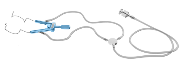 999R 14-081LA Lieberman Nasal Speculum with Aspiration, Adult Size, 14.00 mm Rounded Open Blades, Specially Designed for LASIK, Length 75 mm