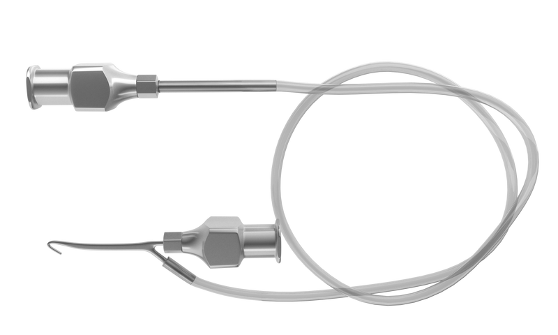 416R 15-1149R J Shaped I/A Cannula, Right, Regular, 23/23 Ga