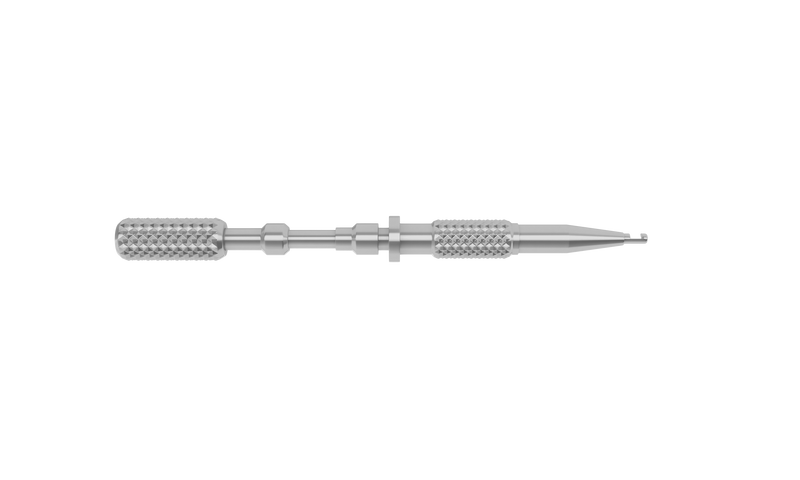 023R 16-010 Rumex Corneoscleral Punch (0.50, 0.75, 1.00, 1.50 mm Tips), Length 122 mm, Titanium Handle