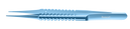 183R 4-185T Tennant Straight Tying Forceps, Extra-Delicate Tips, for 9-0 to 11-0 Sutures, Round Handle, Length 108 mm, Titanium