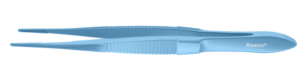 182R 4-2300T Bonaccolto Utility Forceps, Flat Handle, 15.00 mm Atraumatic Serrations, Length 100 mm, Titanium