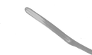 224R 13-171 Spatula for DALK Procedure, 1.00 x 9.00 mm Tip, Length 122 mm, Round Titanium Handle