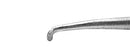 531R 5-021 Lewicky Hook, Angled, 0.15 mm x 10.00 mm Shaft, Length 120 mm, Round Titanium Handle