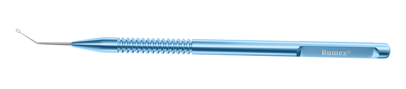 239R 7-101 Anterior/Posterior Capsule Polisher, Angled 135°, Length 120 mm, Round Titanium Handle