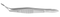 999R 4-2113S MacDonald Style Inserting Forceps, Cross-Action, Length 107 mm, Stainless Steel