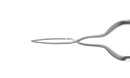 999R 4-2113S MacDonald Style Inserting Forceps, Cross-Action, Length 107 mm, Stainless Steel