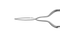 999R 4-2113S MacDonald Style Inserting Forceps, Cross-Action, Length 107 mm, Stainless Steel