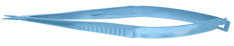 999R 8-0921T Castroviejo Needle Holder, Straight, with Lock, 13.50 mm Delicate jaws, Length 122 mm, Titanium