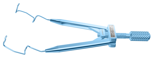 999R 14-0431T Lieberman Nasal Speculum, 10.00 mm V-Shaped Blades, Flat Branches, Child Size, Length 60 mm, Titanium