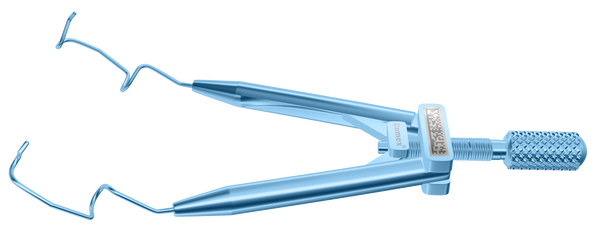 999R 14-043T Lieberman Nasal Speculum, 10.00 mm V-Shaped Blades, Round Branches, Child Size, Length 60 mm, Titanium