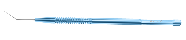 999R 7-1251 Fine Phaconit Quick Chopper, 0.35 mm Width, Angled, Length 120 mm, Round Titanium Handle