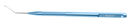 247R 7-093 Drysdale Nucleus Manipulator, Angled, Regular Tip, Round Handle, Length 121 mm, Round Titanium Handle