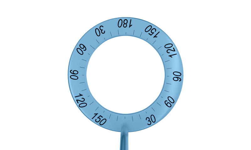 309R 2-031T LRI Gauge, with Atraumatic Fixation Teeth, 13.00/19.00 mm Diameters, Length 134 mm, Titanium