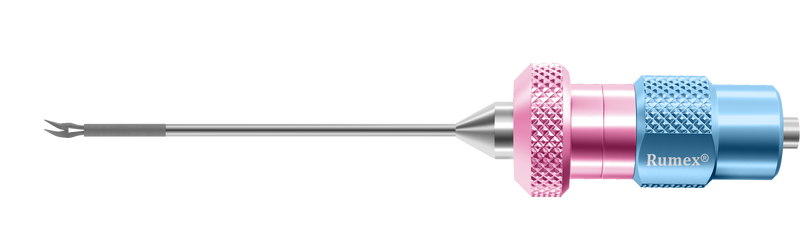 999R 12-2085 Angled Horizontal Vitreoretinal Scissors, 45°, Short Blades, 20 Ga, Tip Only