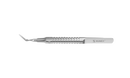 999R 4-0393S Small-Incision Capsulorhexis Forceps with Cross-Action and Scale, Cystotome Tips, Round Handle, Length 110 mm, Stainless Steel