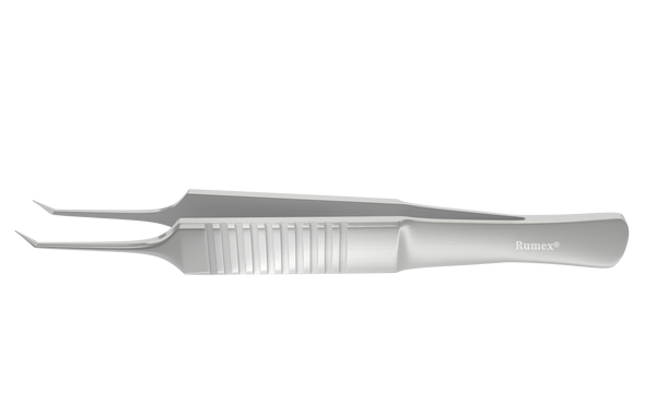 999R 4-173S McPherson Angled Tying Forceps, 6.00 mm Tying Platform, Length 102 mm, Stainless Steel