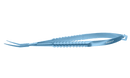 999R 4-20111T ICL Cartridge Loading Forceps, Angled 30° Long Jaws, Round Handle, Length 120 mm, Titanium