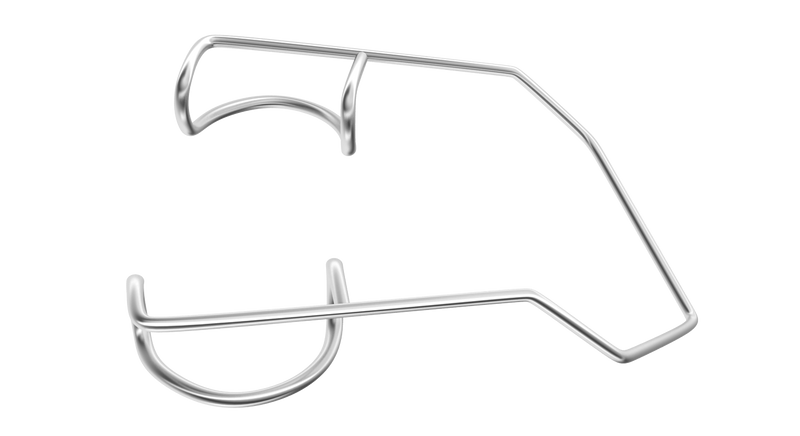 268R 14-022S Barraquer Wire Speculum, Temporal, Adult Size, 14.00 mm Blades, Length 45 mm, Stainless Steel